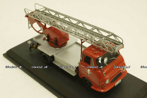Hanomag Garant fire engine aerial ladder, Schuco 1:43