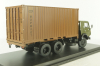 Камаз-53212 Контейнеровоз, хаки/коричневый, SSM1281, SSM 1:43