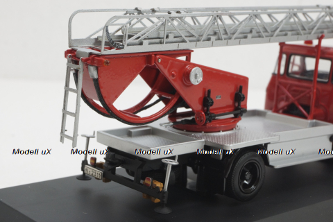 Hanomag Garant fire engine aerial ladder, Schuco 1:43