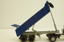 Маз-9506-20 п/прицеп самосвал синий, Автоистория 1:43