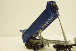 Маз-9506-20 п/прицеп самосвал синий, Автоистория 1:43