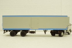 Одаз-9786 п/прицеп серый/синий, Автоистория 1:43