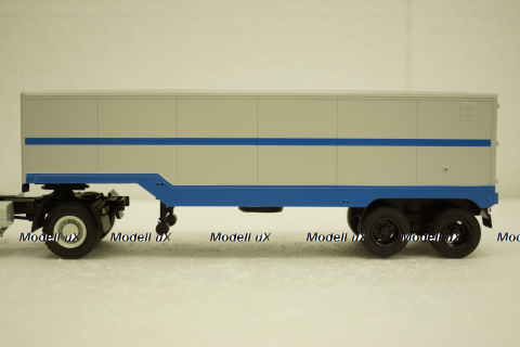 Одаз-935 п/прицеп, серый/синий Автоистория 1:43