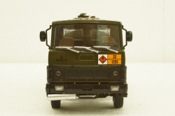 Маз-5337 АЦ-9 «Огнеопасно» 1987, хаки, 101326, Автоистория 1:43