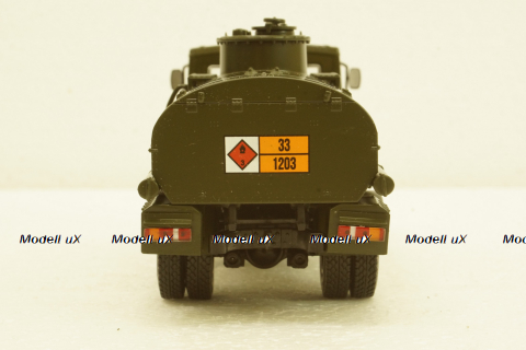 Маз-5337 АЦ-9 «Огнеопасно» 1987, хаки, 101326, Автоистория 1:43