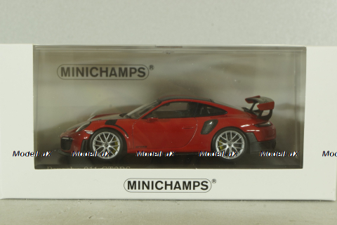 Porsche 911 (991 II) GT2 RS Weissach-Paket 2018, red, 413067290, Minichamps 1:43