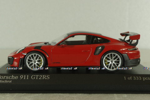 Porsche 911 (991 II) GT2 RS Weissach-Paket 2018, red, 413067290, Minichamps 1:43