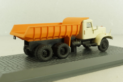 Краз-256Б самосвал, бежевый/оранжевый, АА638, Direkt Collections 1:72