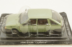 Иж-2126 Орбита, зеленый, (Запечатанный)  Автолегенды СССР №58, 1:43