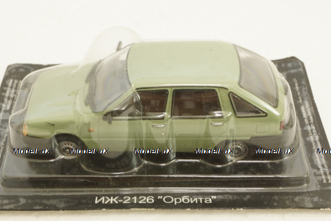 Иж-2126 Орбита, зеленый, (Запечатанный)  Автолегенды СССР №58, 1:43