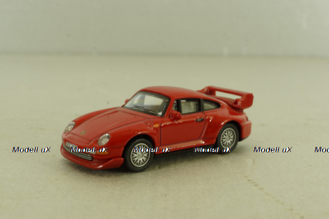 Porsche 911 GT2 (993) 1996, red, Schuco 1:72