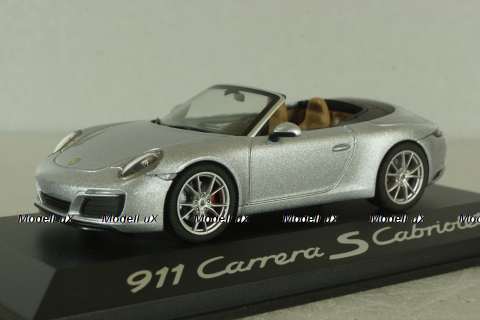 Porsche 911 (991) Carrera S Cabriolet, silver, WAP0201260G, Herpa 1:43