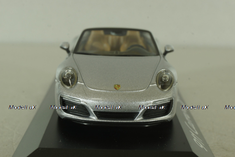 Porsche 911 (991) Carrera S Cabriolet, silver, WAP0201260G, Herpa 1:43