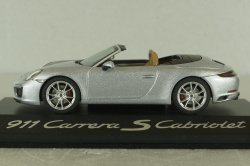 Porsche 911 (991) Carrera S Cabriolet, silver, WAP0201260G, Herpa 1:43