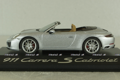 Porsche 911 (991) Carrera S Cabriolet, silver, WAP0201260G, Herpa 1:43