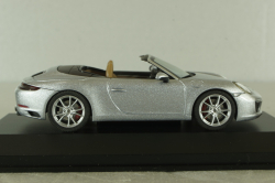 Porsche 911 (991) Carrera S Cabriolet, silver, WAP0201260G, Herpa 1:43