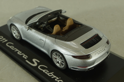 Porsche 911 (991) Carrera S Cabriolet, silver, WAP0201260G, Herpa 1:43