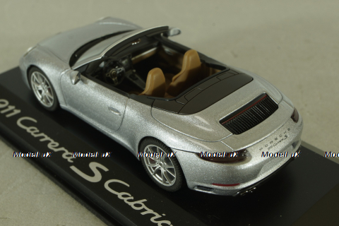 Porsche 911 (991) Carrera S Cabriolet, silver, WAP0201260G, Herpa 1:43