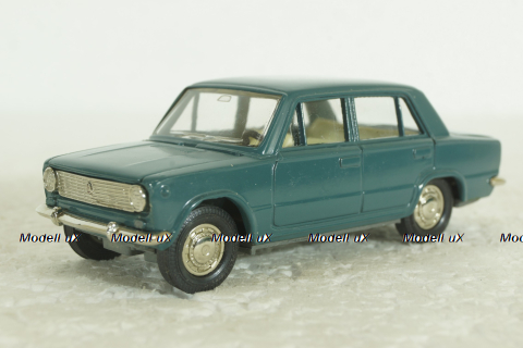 Ваз-2101, январь 92г., серо-голубой, Тантал/Радон 1:43