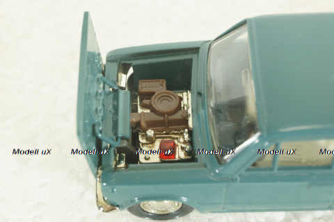 Ваз-2101, январь 92г., серо-голубой, Тантал/Радон 1:43