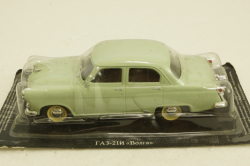 Газ-21И Волга, зеленый, Автолегенды СССР №7, 1:43