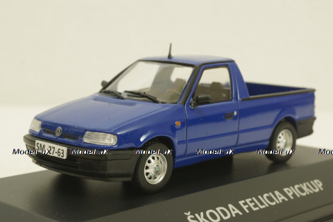 Skoda Felicia pickup 1996, blue, KALEIDOSKOP SKODA (DeAgostini) 1:43