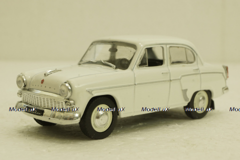 Москвич-403, белый, Автолегенды СССР №32, 1:43