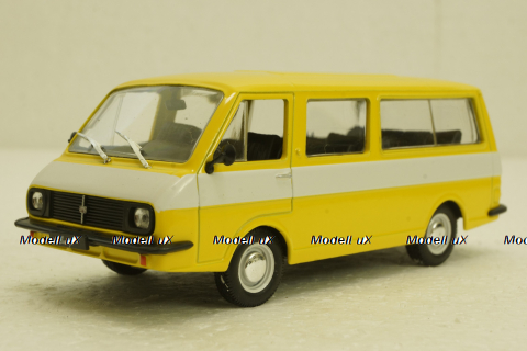 Раф-2203 Латвия, желтый, Автолегенды СССР №21, 1:43