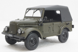 Газ-69А, хаки, Автолегенды СССР №55, 1:43 без журналаа