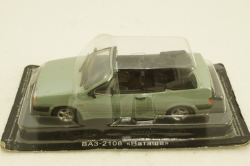 Ваз-2108 Наташа, зеленый, Автолегенды СССР №111, 1:43