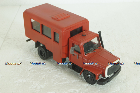 Газ-3307, красный, Компаньон 1:43
