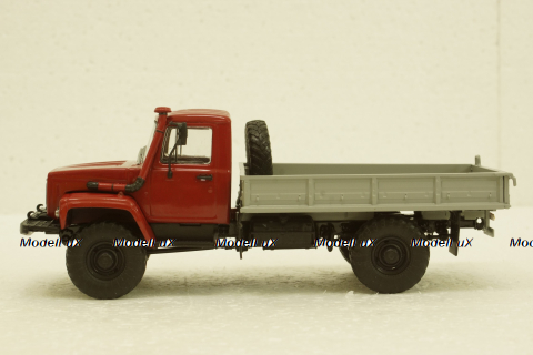 Газ-33081, 4х4 бортовой, АвтоИстория 1:43