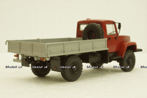 Газ-33081, 4х4 бортовой, АвтоИстория 1:43