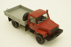 Газ-33081, 4х4 бортовой, АвтоИстория 1:43