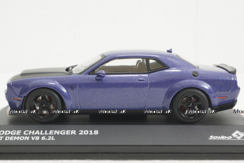 Dodge Challenger Demon Coupe 2018 purple, 4310302, Solido 1:43