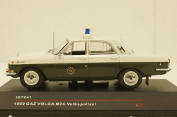 Газ-24 Волга, полиция, Volkspolizei 1969, IST041, IST 1:43