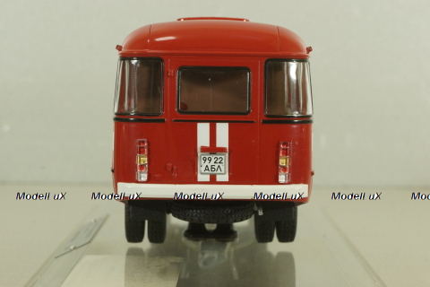 Кавз-685М, пожарный автобус АГДЗС г. Барнаул 1985 г., 168508, Dip Models 1:43