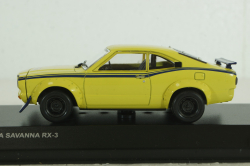 Mazda Savannah RX-3 Test Car, yellow, 03196A, Kyosho 1:43