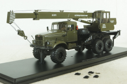 Краз-255Б1 КС-3575 Автокран, хаки,  SSM1183,  SSM 1:43