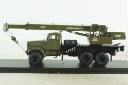 Краз-255Б1 КС-3575 Автокран, хаки,  SSM1183,  SSM 1:43