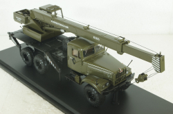 Краз-255Б1 КС-3575 Автокран, хаки,  SSM1183,  SSM 1:43
