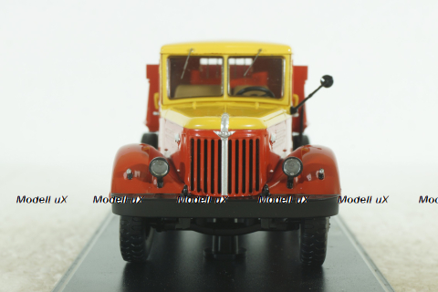 Маз-205, самосвал, желтый/красный, SSM1053, SSM 1:43
