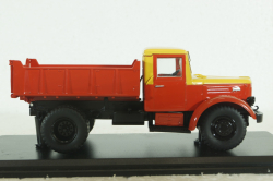 Маз-205, самосвал, желтый/красный, SSM1053, SSM 1:43