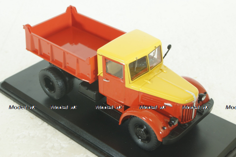 Маз-205, самосвал, желтый/красный, SSM1053, SSM 1:43