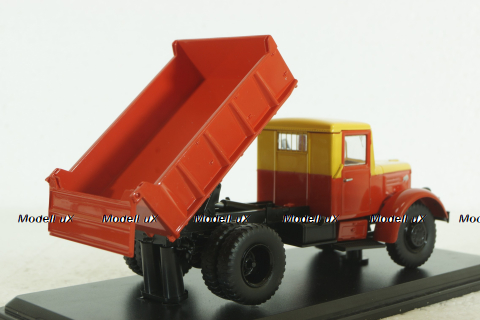 Маз-205, самосвал, желтый/красный, SSM1053, SSM 1:43