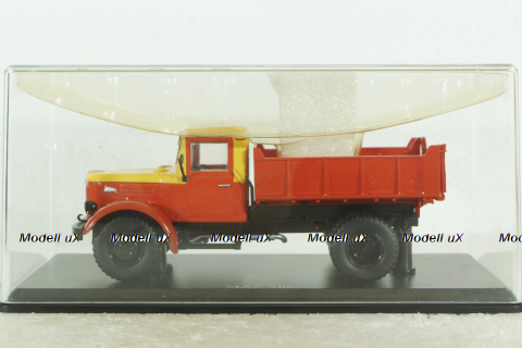 Маз-205, самосвал, желтый/красный, SSM1053, SSM 1:43