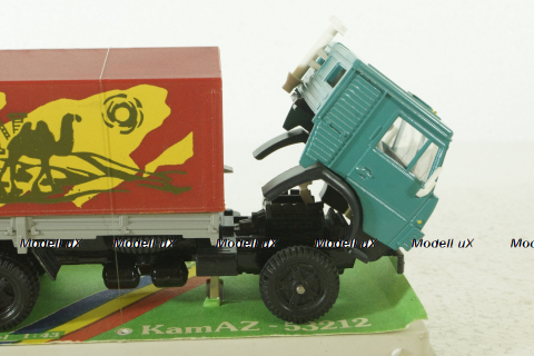 Камаз-53212, борт с тентом Caravan, декабрь 89г., Арек 1:43