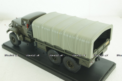 Краз-214Б борт с тентом хаки 1963, Наш Автопром 1:43