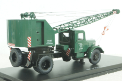 Маз-200 К-51, зеленый, автокран, SSM1165, SSM 1:43