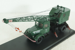 Маз-200 К-51, зеленый, автокран, SSM1165, SSM 1:43